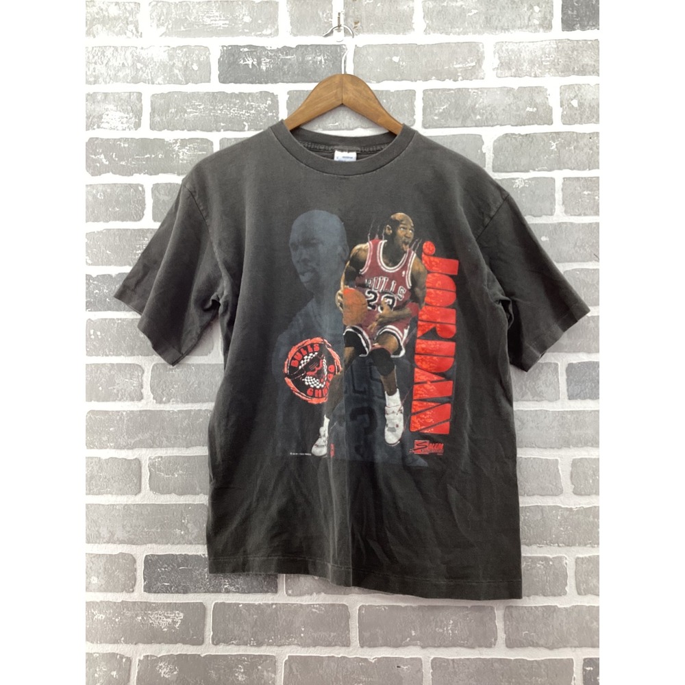 Vintage 1990 Michael Jordan‎ Salem Sportswear Chicago Bulls T-Shirt Mens Large L